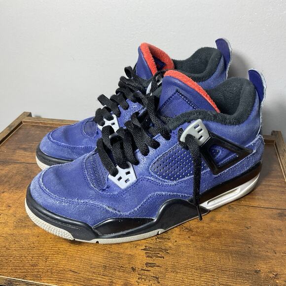 Nike Air Jordan 4 Retro Winterized Loyal Blue Size 6Y - Picture 1 of 11
